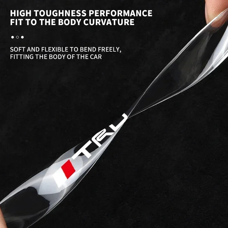 4 шт. защитные прозрачные наклейки на дверные ручки автомобиля против царапин для