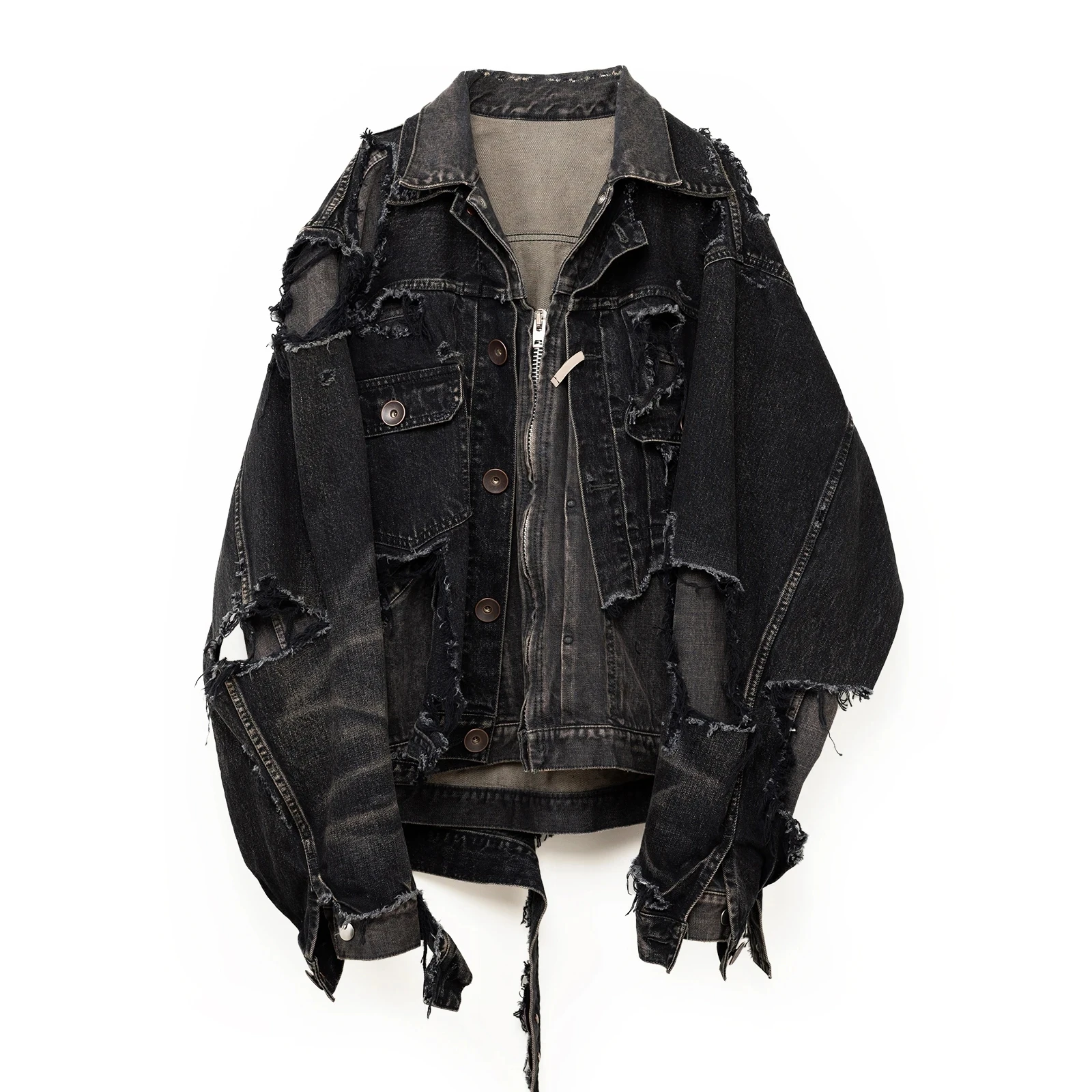 

NIGO Tattered Denim Jacket Ngvp #nigo8427