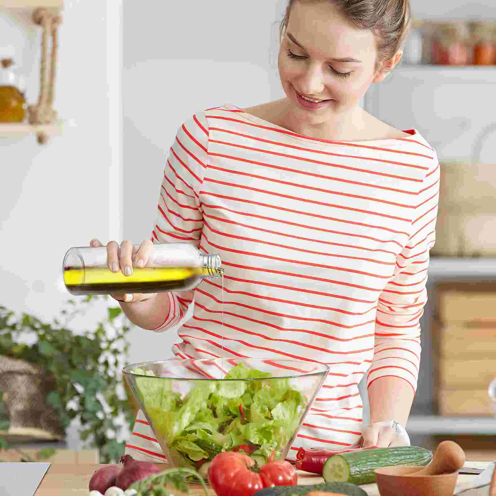 

6 Pcs Plastic Bottles Sample Shampoo Refillable Travel Toiletry Empty Toiletries Lids