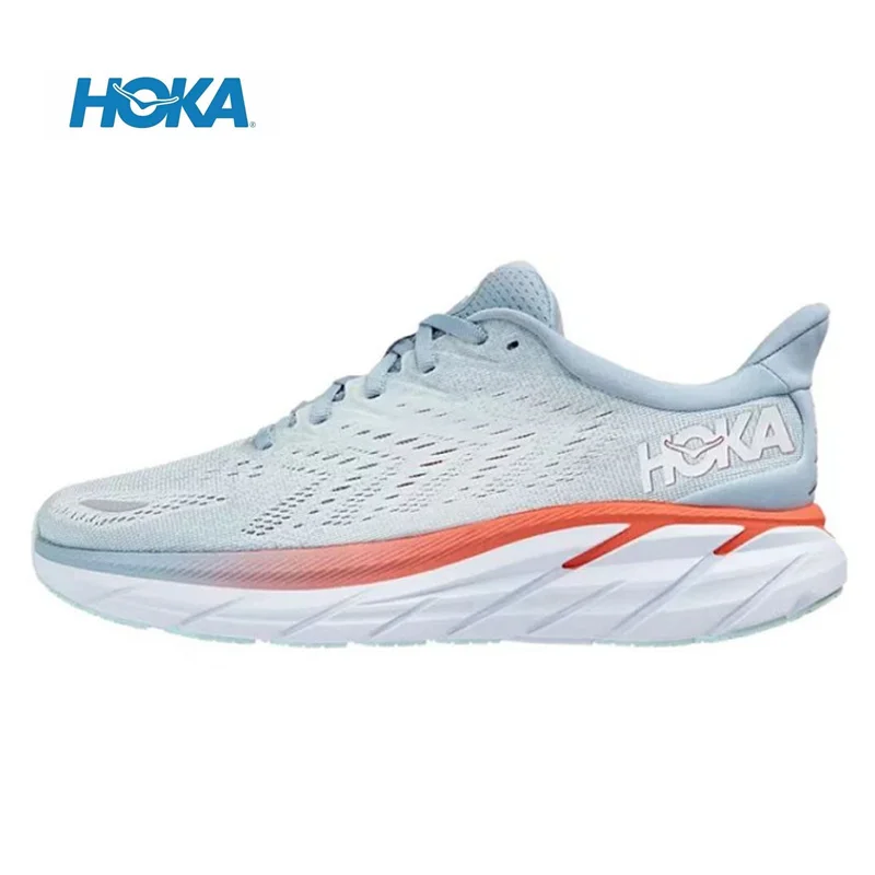 

HOKA Clifton 8 Men and Women Shoes Road Running Shoes Mesh Surface Shock Absorbing Breathable Non-slip Fashion Casual Sneakers