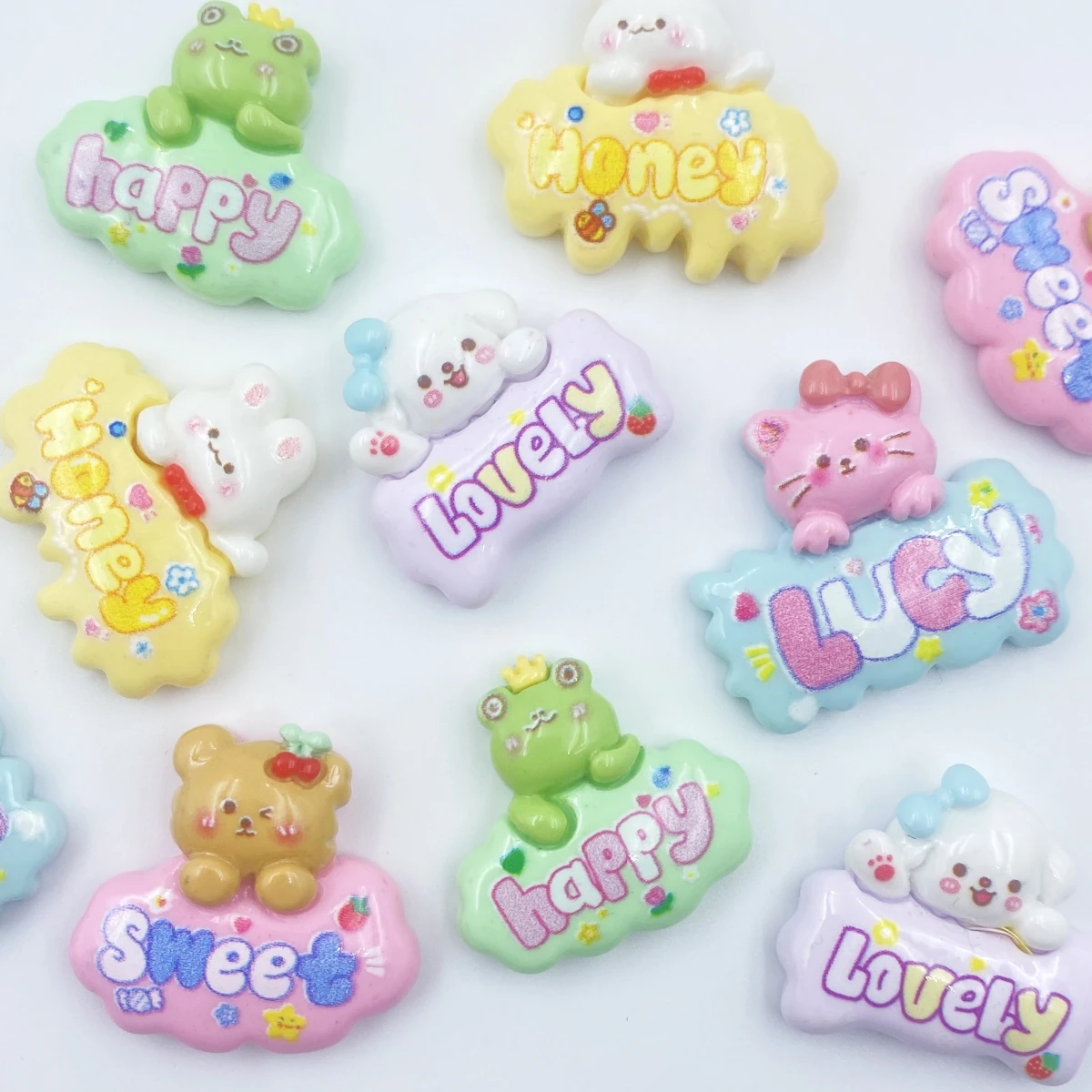 

10 шт., пластиковые фигурки с рисунком животных