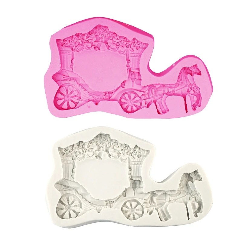 

DIY Chocolate Moulds Fondant Molds Retro Wedding Carriage Shaped Color Random