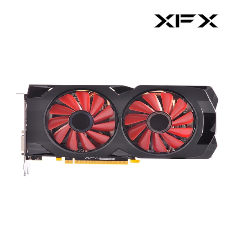XFX RX 570 580 590 4 ГБ 8 видеокарты AMD Radeo GDDR5 256bit 2048SP 2304SP поддержка Intel десктопный