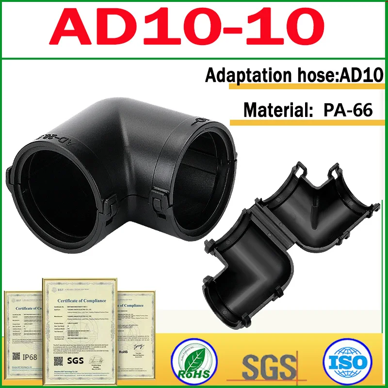 

Пластиковые угловые соединители из нейлона 10 шт.