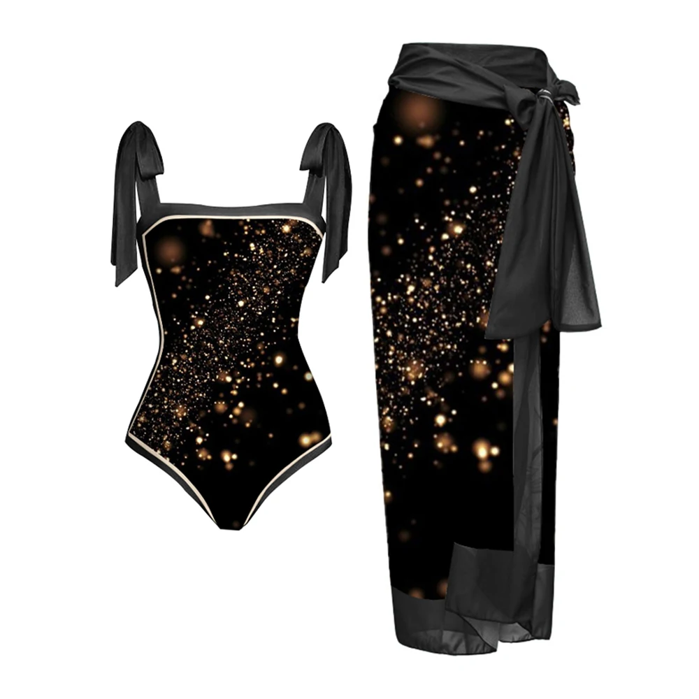 Женский слитный купальник с квадратным вырезом модное облегающее элегантное