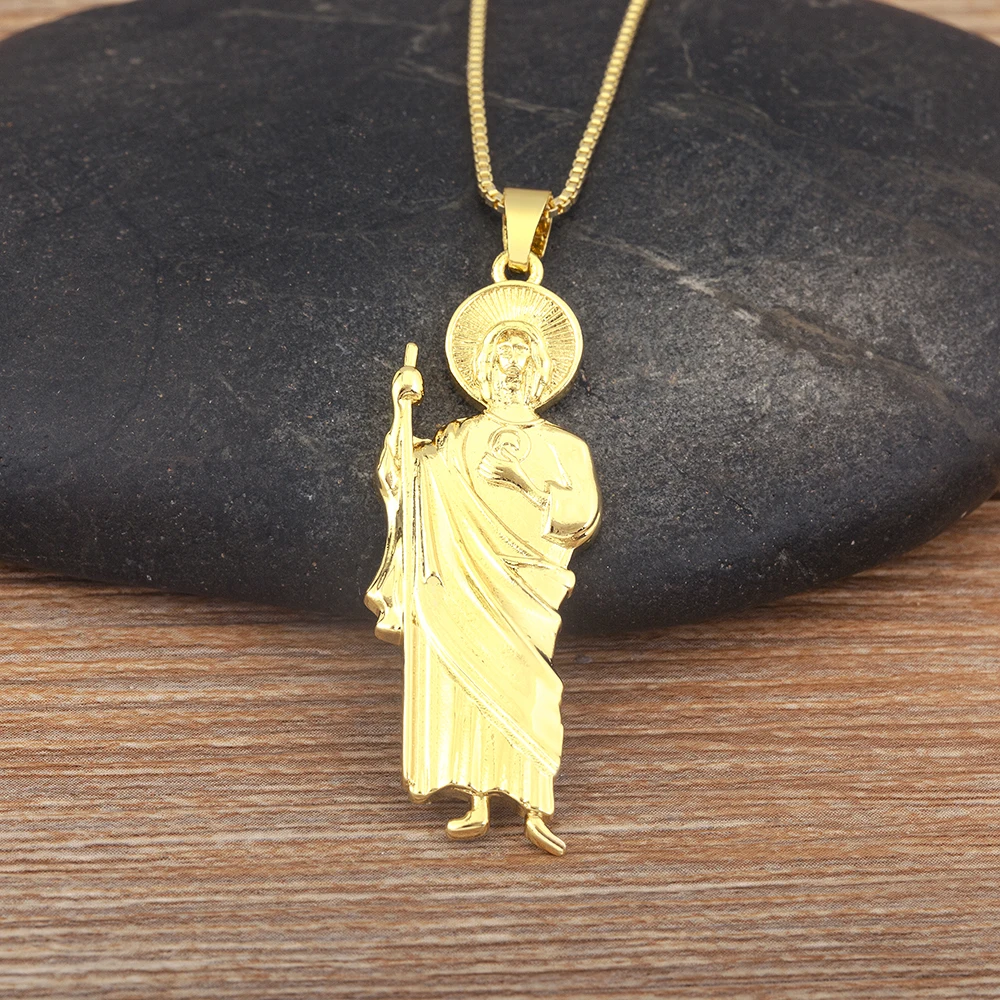 Женская цепочка с подвеской Дева Мария универсальная до ключицы размер S/M/L