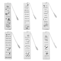 bookmarks bookmark metal gift teacher book page marker graduation appreciation stationery gifts teachers you tassel reading