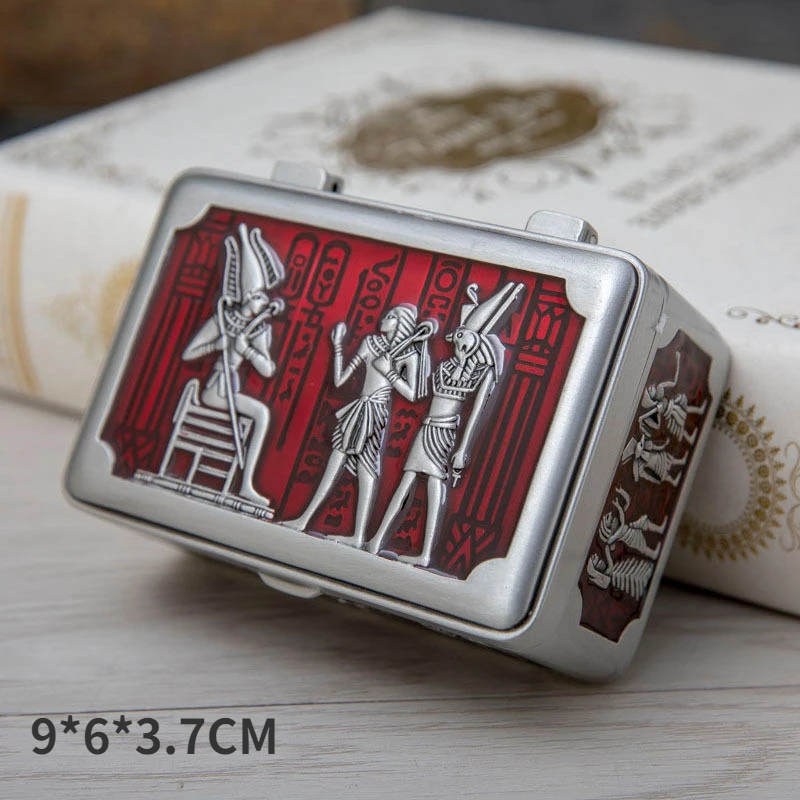 

European creative best cat God jewelry collection box zinc alloy high-grade exquisite Egyptian style jewelry storage box