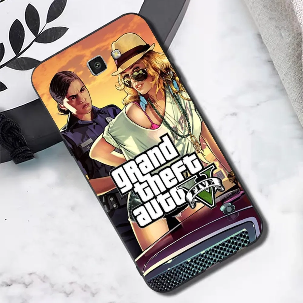 Hot Game GTA V Phone Case For Samsung J 7 Plus 7core J7 Neo J6 Prime J4 J5 Mobile Cover