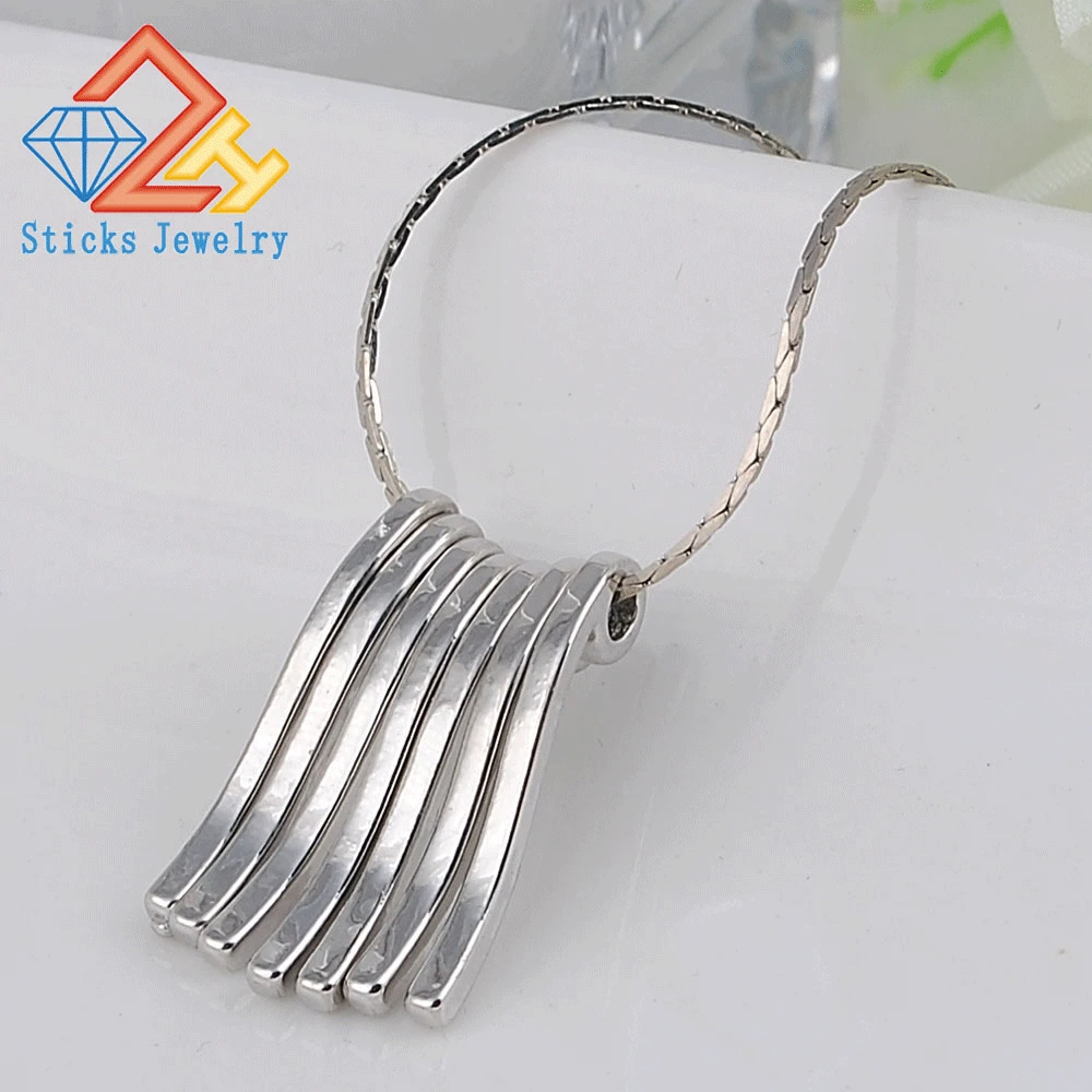 

Zinc Alloy Trendy Necklace Fashion Simple White k Plated Wholesale