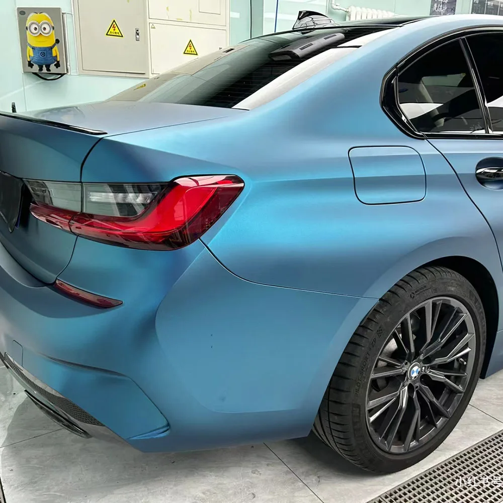 Полуночные синие автомобильные наклейки с эффектом тяжелого металла