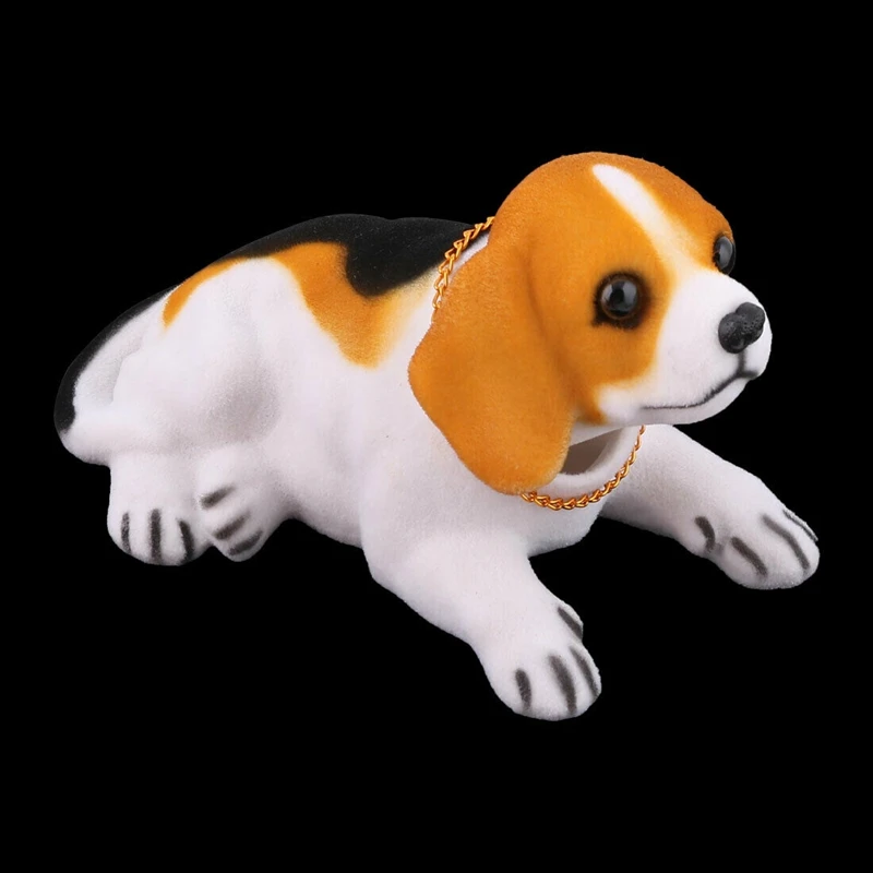 Боббирующая голова собака украшения для приборной панели автомобиля щенок