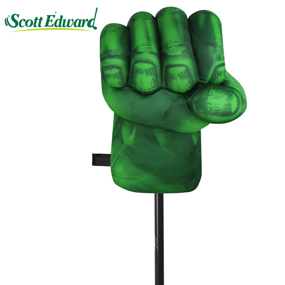 Green Hand The Fist Golf Driver Headcover 460cc Boxing Wood Golf Cover Golf Club Accessories Novelty Great Gift