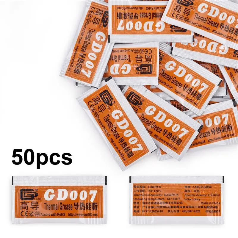 

Термопроводящая паста GD007 GD900 50 шт.