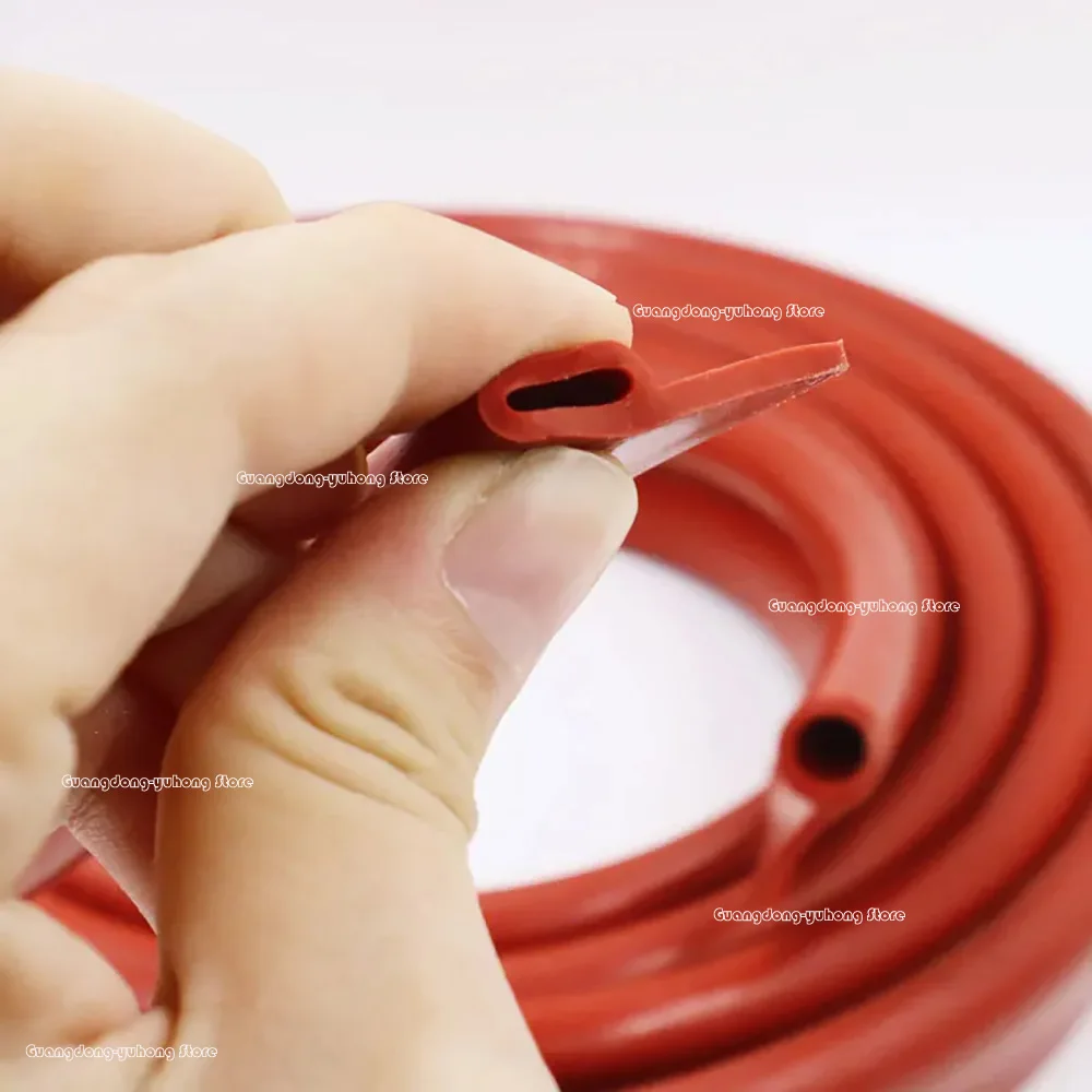 Тип P устойчивая к высоким температурам силиконовая уплотнительная лента