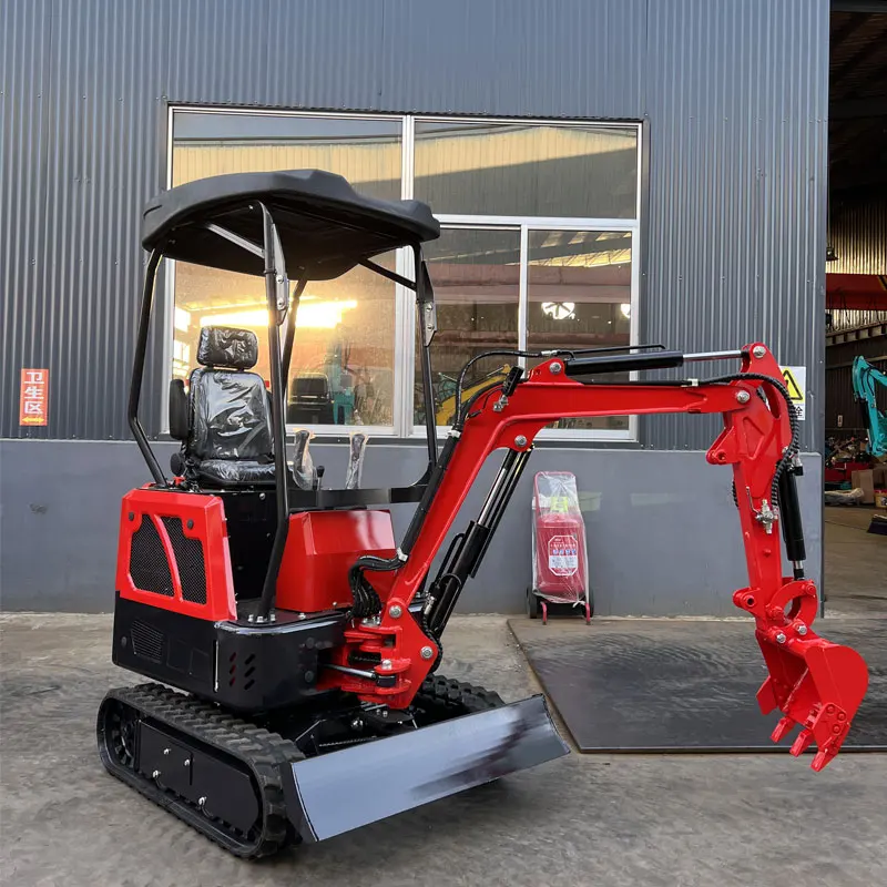 

1.6 ton digger CE EPA with various accessories excavator with swing boom factory price mini digger