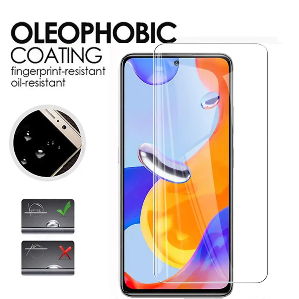 0.26mm Tempered Glass Film Screen Protector 9H Hardness Compatible For Redmi Note 11 Pro Hd Strong Adhesive 2.5D ARC Edge