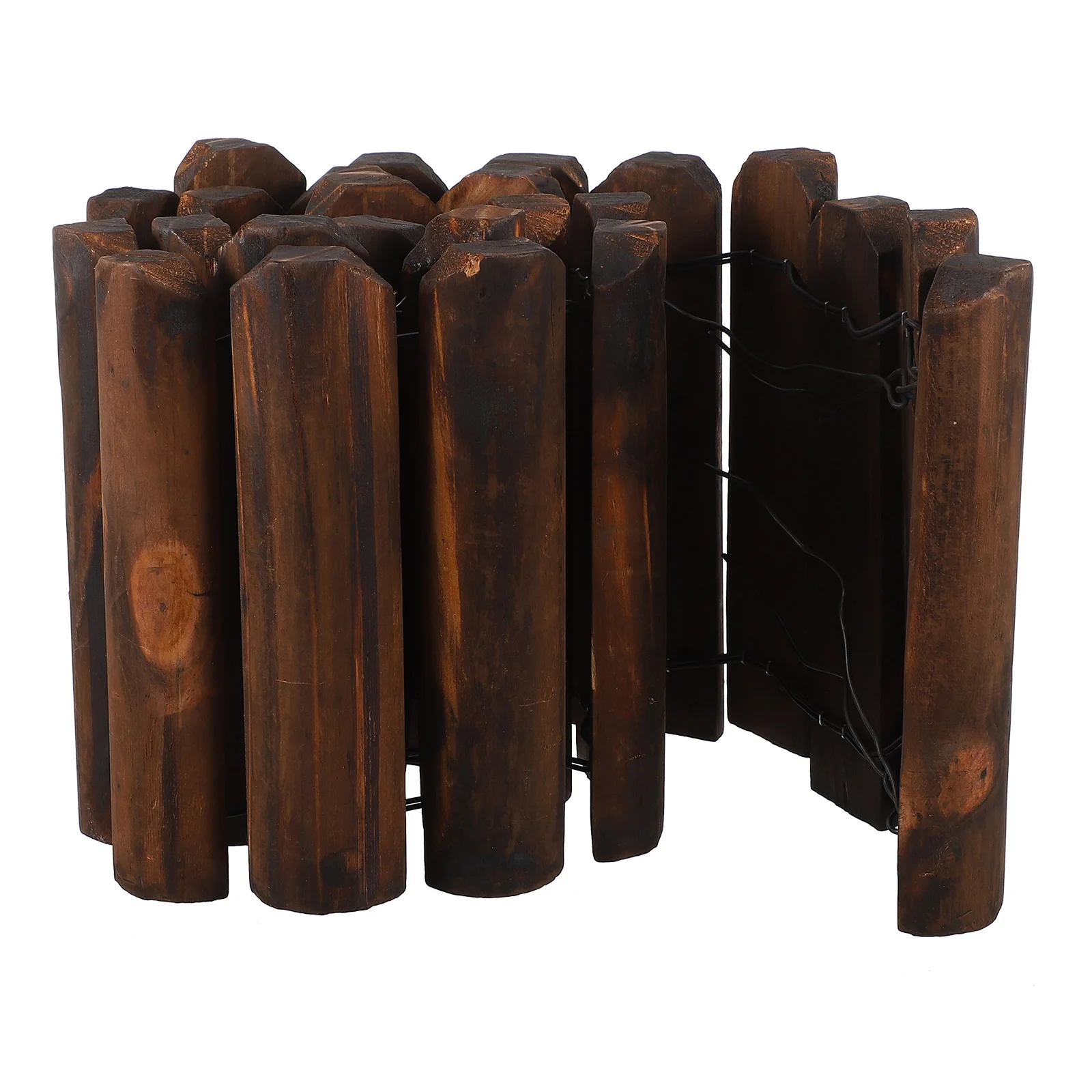 

Courtyard Partition Wood Fence Decorative Yard Fence Garden Grass Fence