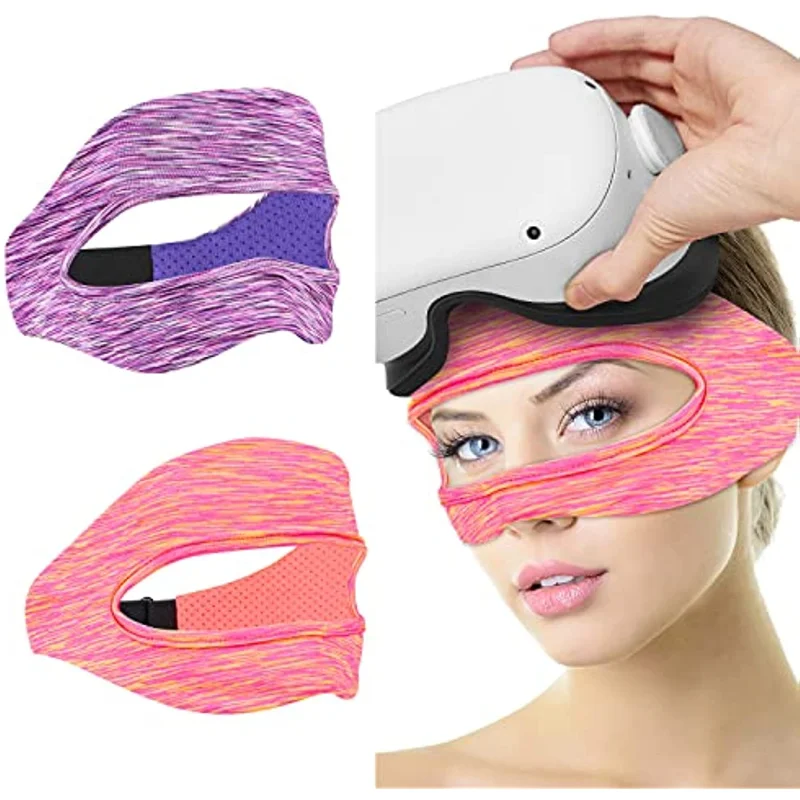 VR Accessories Eye Masks Face Cover Breathable Elastic Belt Design Absorb Sweat Band VR for Oculus/Mate Quest 2/Oculus Rifts