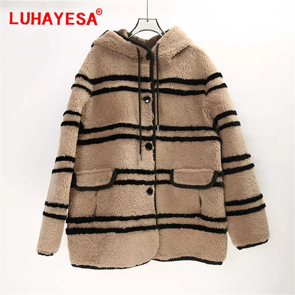 Новинка 2024 года L Vissesa Australia Merino Pearl Sheepskin Lamb Fur Shearling Одежда Женская повседневная