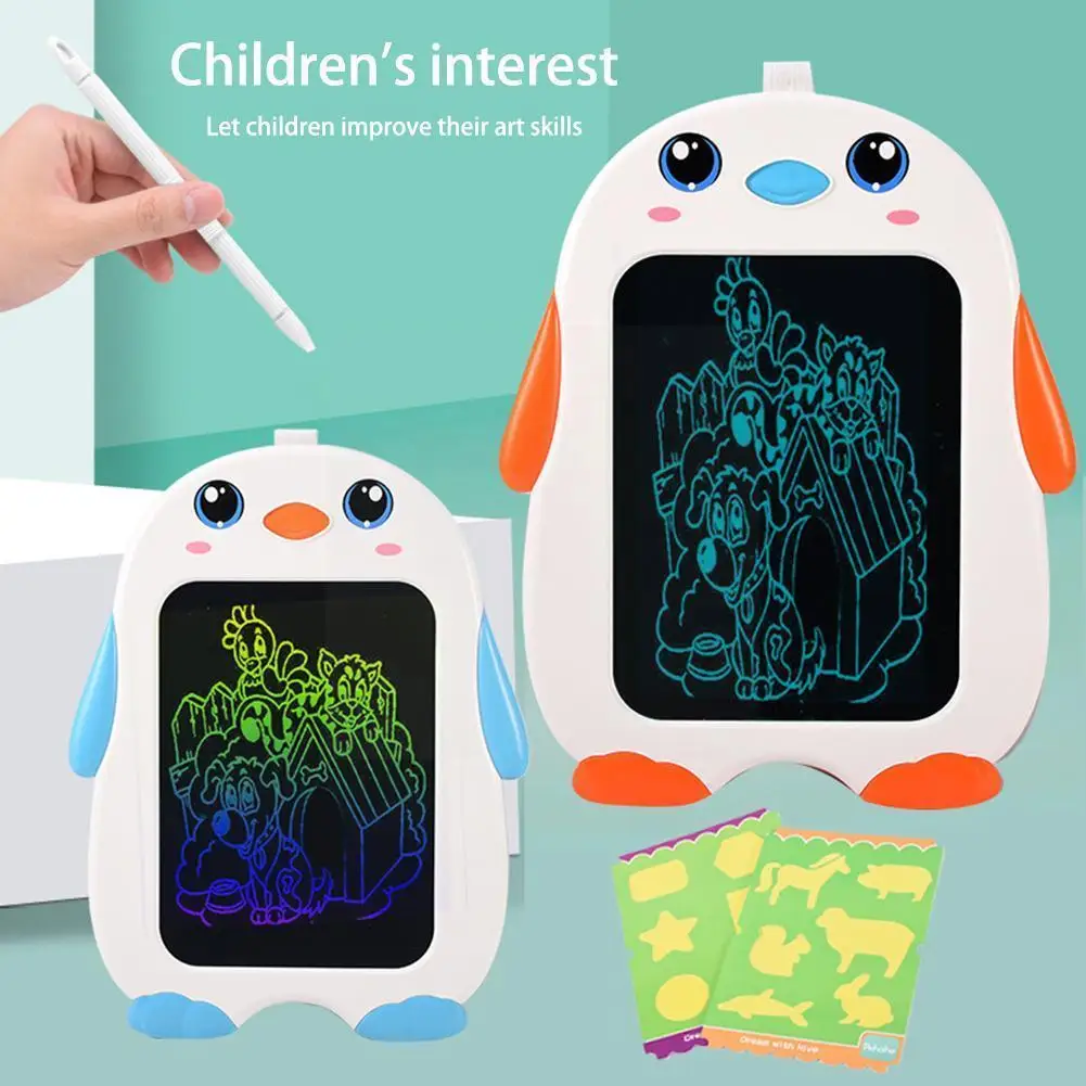 

9 дюймов электронный планшет для рисования Монтессори обучающие игрушки для детей детская доска для рисования цветной планшет для рисовани...