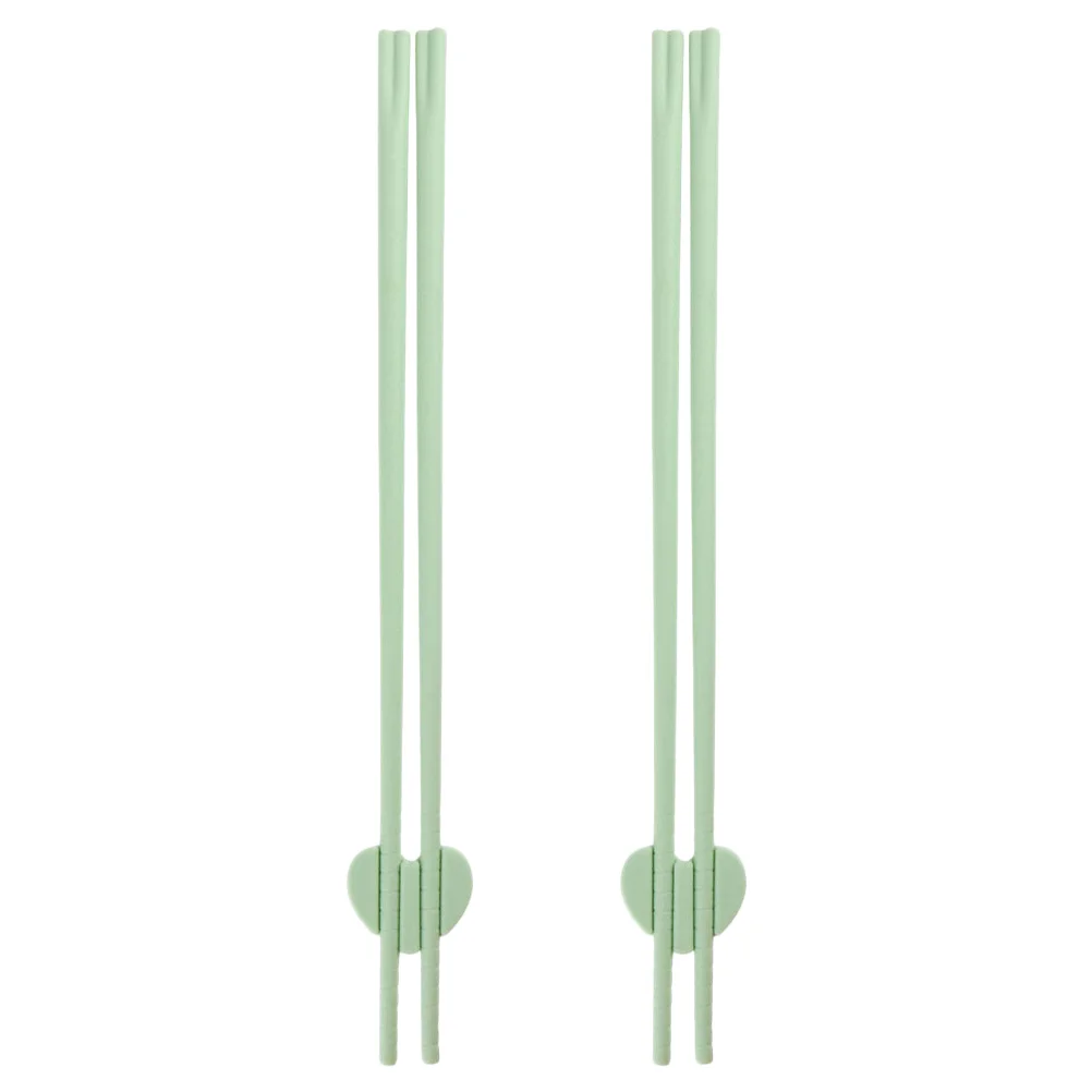

2 Pairs Silicon Deep Fry Chopstick Hot Pot Chopsticks Noodle Cooking Chopstick