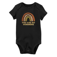 you are my sunshine mommy and daughter matching tshirt girl baby family look shirt boho baby clothes rainbow baby 2022