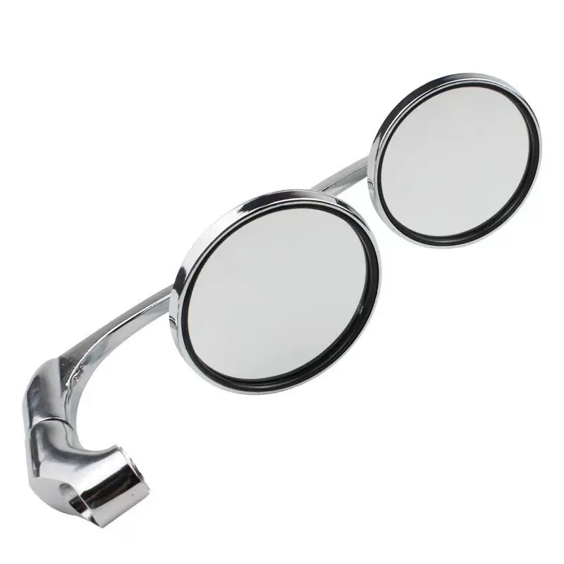 Мотоциклетные боковые зеркала заднего вида Круглый руль алюминиевый сплав