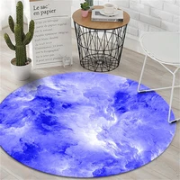 childrens room coffee table carpet living room chair cushion non slip abstract colorful cloud cushion round carpet
