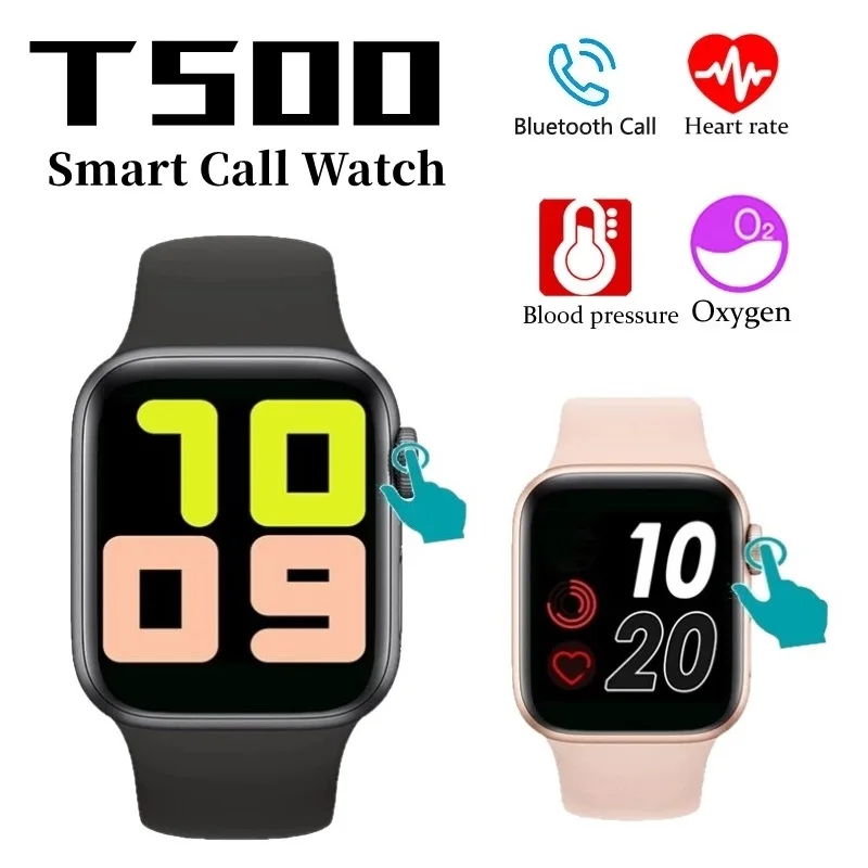 2022 Смарт-часы T500 IWO 16 с функцией телефонного звонка для Apple watch мужчин и женщин