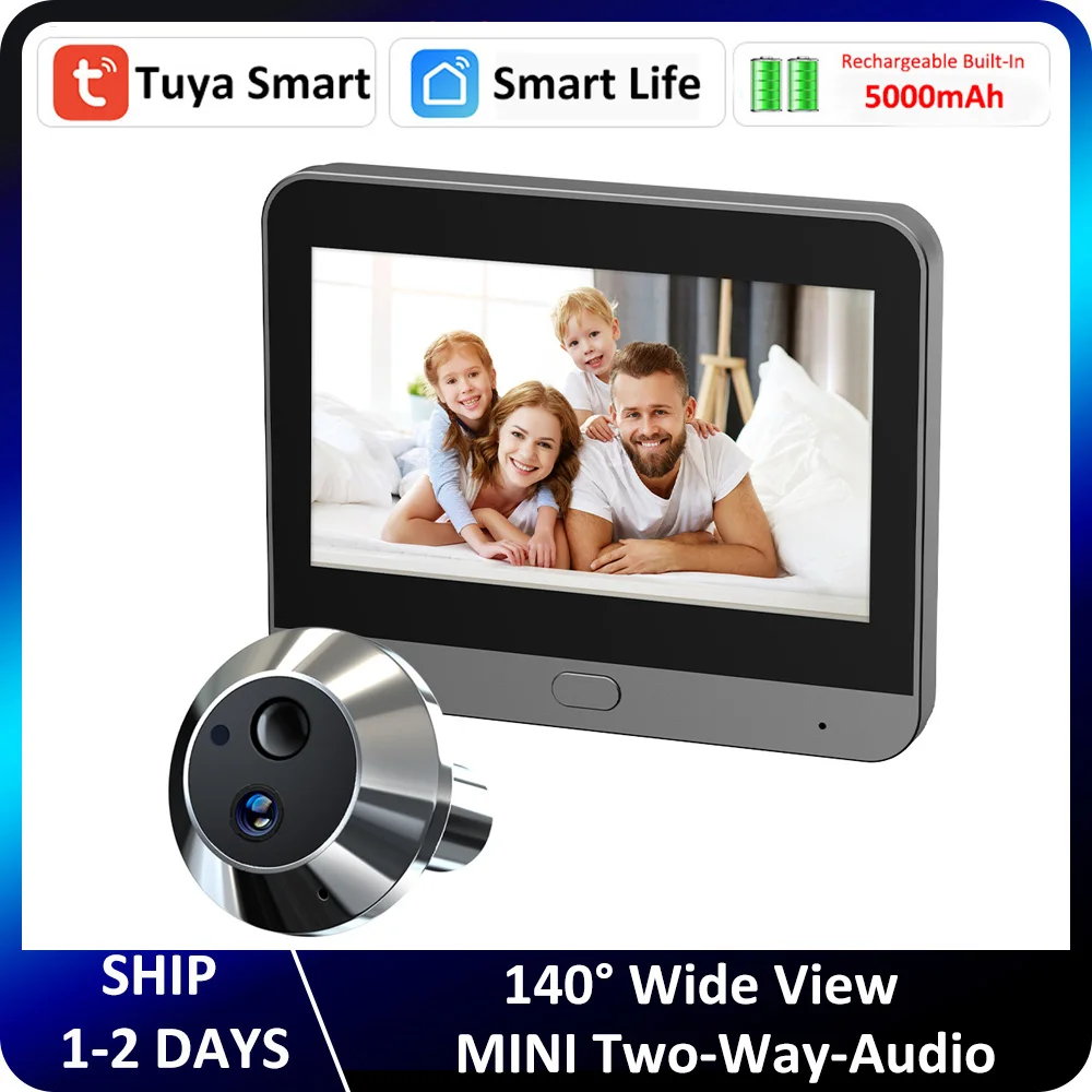 

Smart Life Tuya беспроводной дверной звонок 3MP