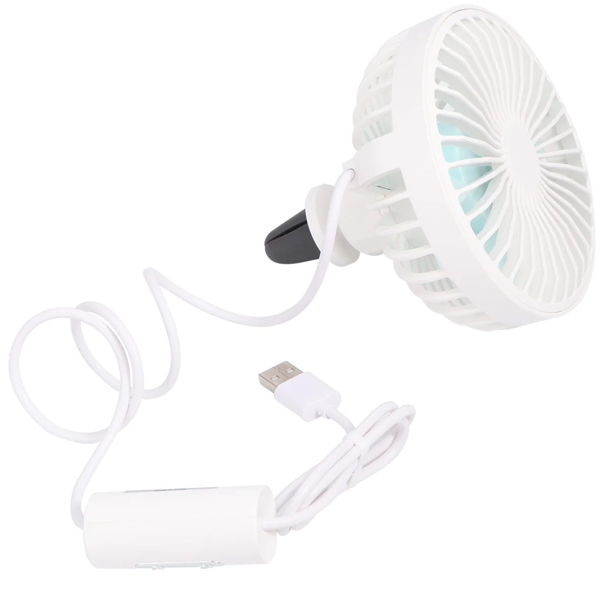 

1pcs Simple Cool Small Durable Outdoor Mini Fan Car Outlet Fan USB Fan for Man