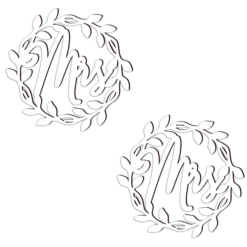 

Wedding Signs Chair Sign Bride Groom Wooden Decoration Hanging Decorations Ornament Ceremony Table Wood Rustic Decor Gift