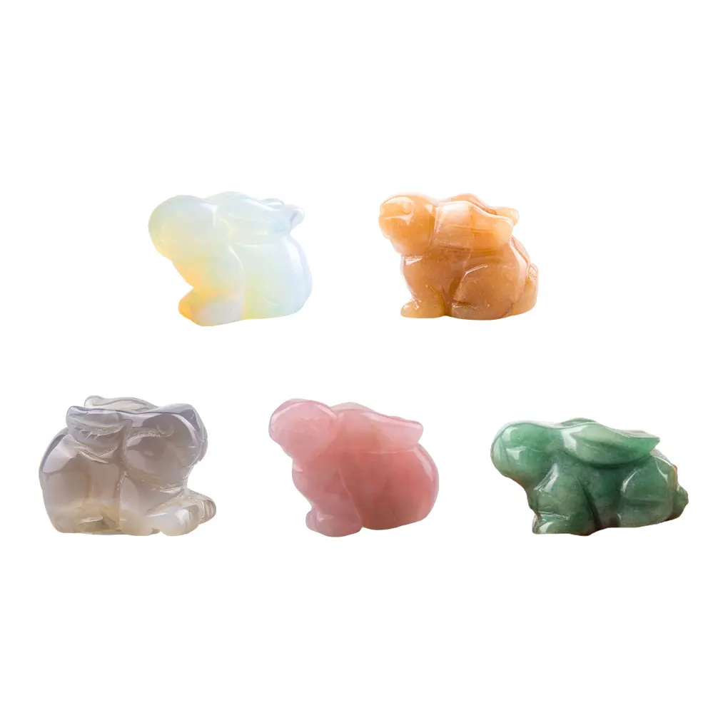 Фигурки хрустальные фигурки животных Кролик животные орнамент заячья статуя