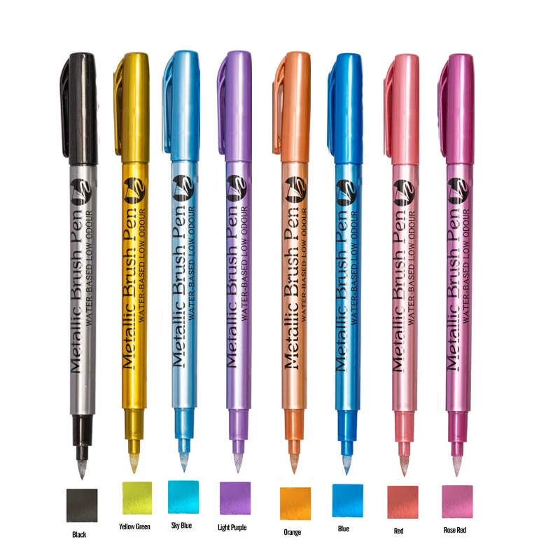 

Металлические маркеры серебряные золотые