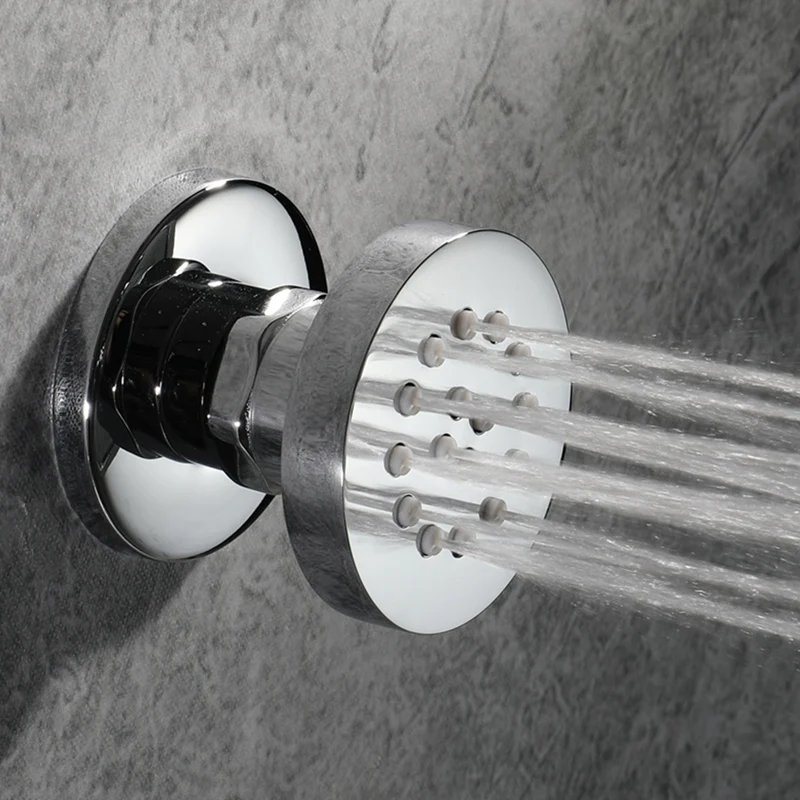 Круглая Лейка для душа массажная головка спа-душа боковая настенная распылитель
