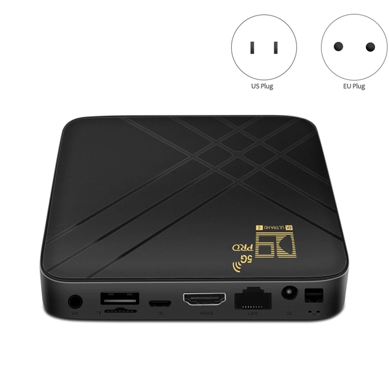 

ТВ-приставка D9 PRO, Android 10,0, 4K видео, H.265, медиаплеер, 1 Гб + 8 Гб, Wi-Fi, 2,4 ГГц и Стандарт Bluetooth, верхняя приставка