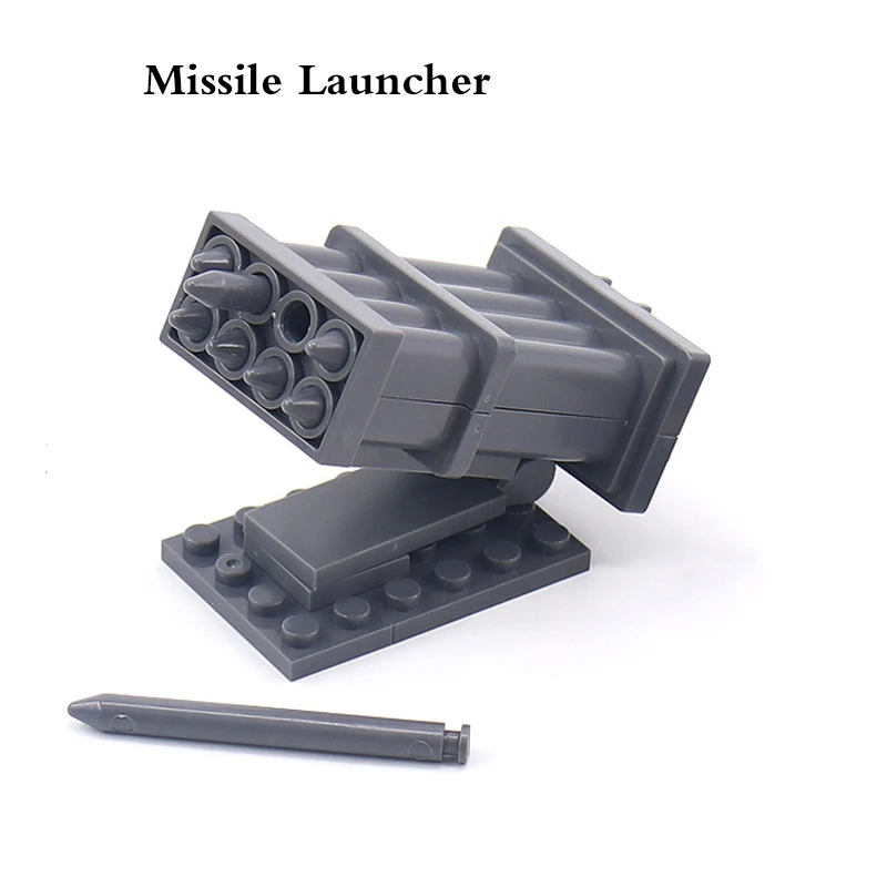 Конструктор MOC Rocket Gun сборочное оборудование набор кирпичей военная бомба