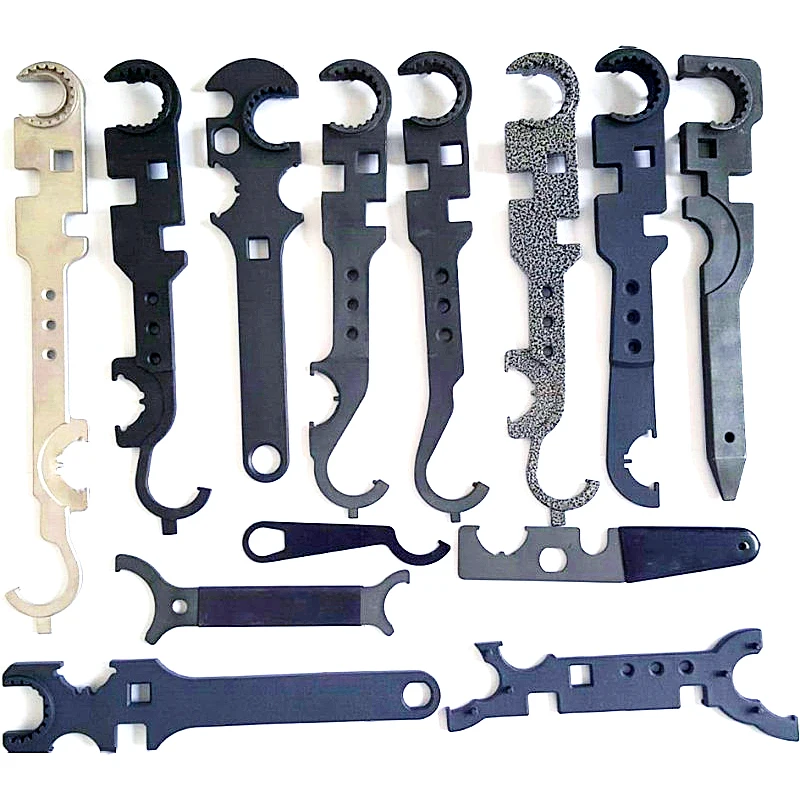 

AR15 M4 Hunting Rifle Tactical Multi Wrench Tool Combination Wrench Barrel Removal Wrench Upper and Lower Vise Block Tools