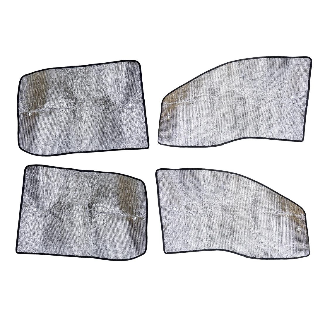 

4pcs/set Silver Aluminum Foil Car Side Window Sunshade Sun Shield UV Block Fit for Ford F-150 2009 2010 2011 2012 2013 2014
