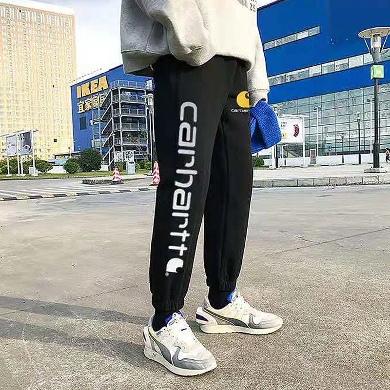 

Carhartt Wip Korean Style Men's Boy's Trend letter print Casual Pants Fitness Jogging Sportswear Trousers Drawstring Sweatpants