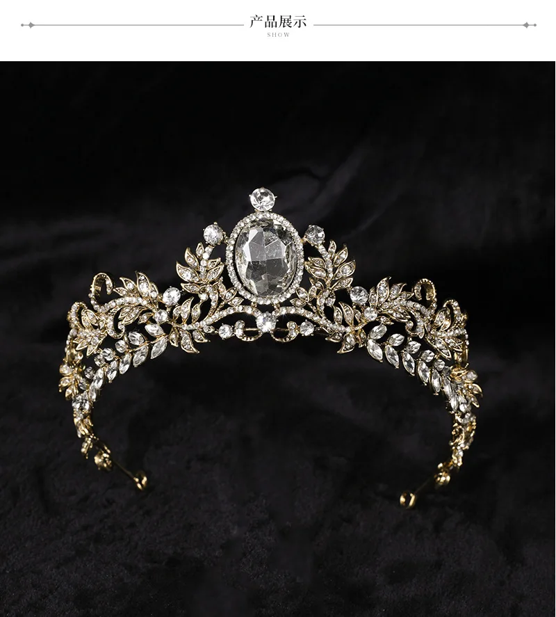 

Wedding Crown Bridal Tiara Fashion Rhinestone Hoop