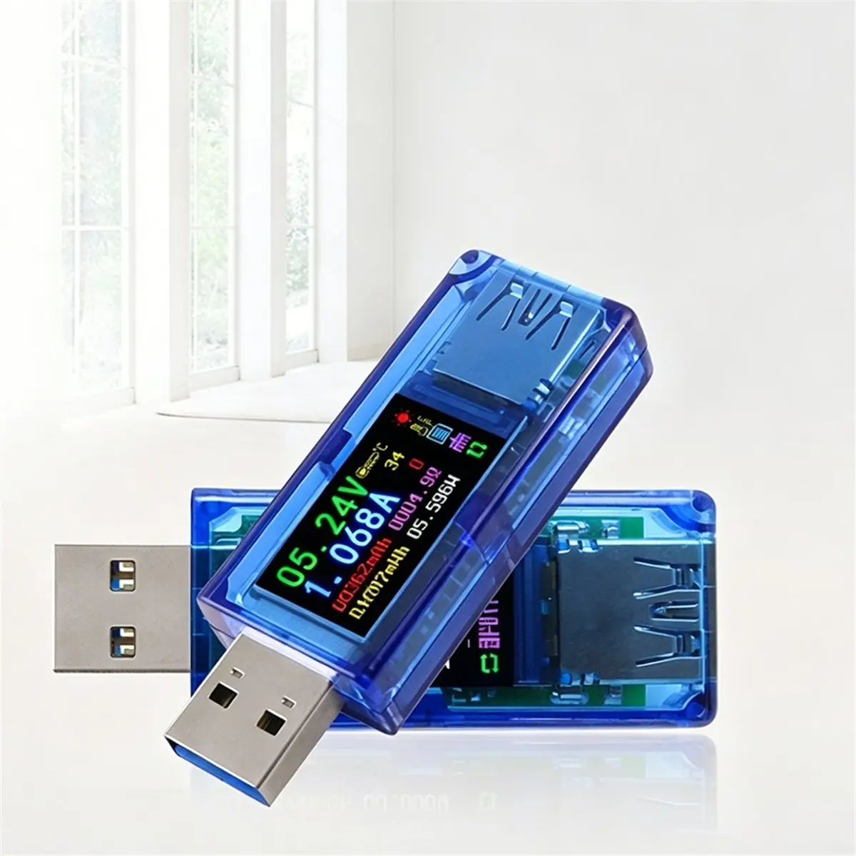 Фото (CLOS) USB-тестер напряжения и тока с функцией измерения мощности №2