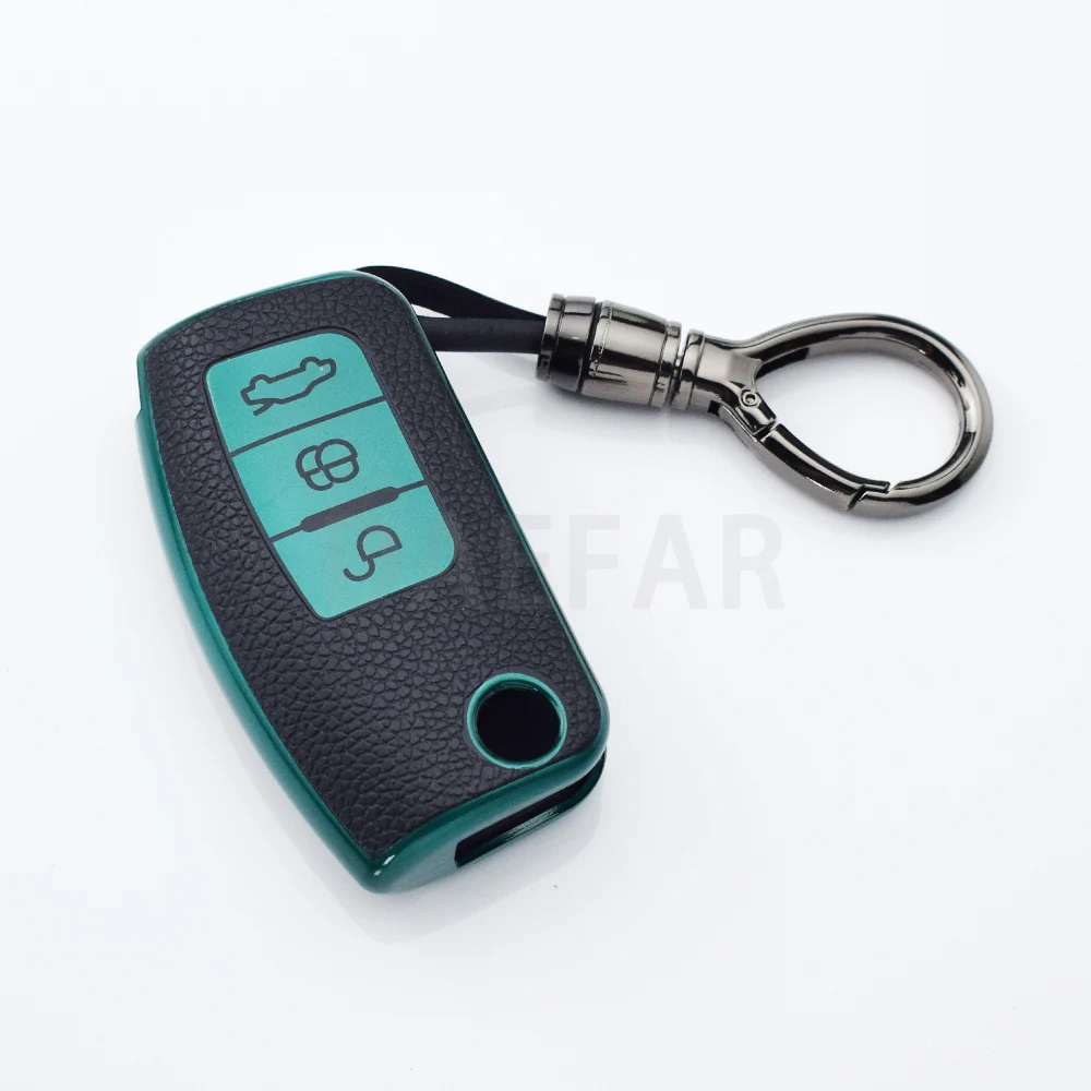 

Для Ford Fiesta Focus 2 C-Max Ecosport S-Max Fusion Mondeo чехол для пульта дистанционного управления чехол для автомобильных ключей брелок-брелок