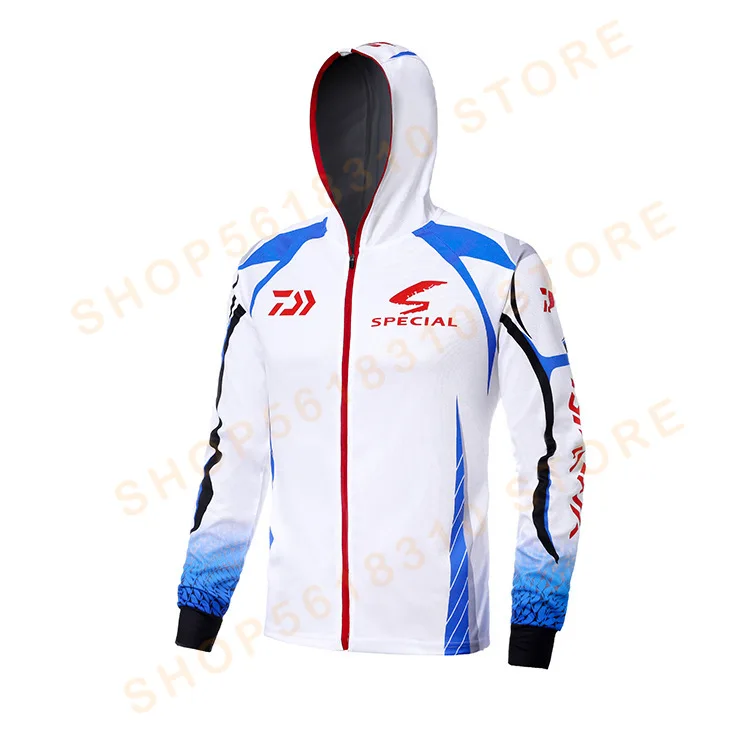 

Hoodies Fishing Clothing Long Sleeve Outdoor Breathable Fishing Shirts Anti UV Quick Dry Cycling Hiking Clothes Camisas