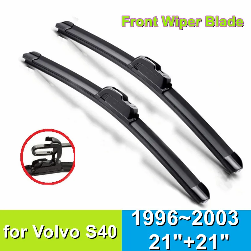 

Щетка стеклоочистителя для Volvo S40, 21 + 21 дюйм, лобовое стекло автомобиля 1996, 1997, 1998, 1999, 2000, 2001, 2002, 2003