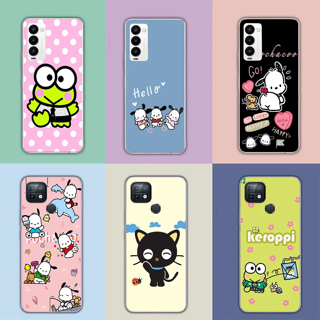 Чехол для телефона Keroppi Chococat Pochacco Motorola Moto Edge 40 50 Pro 30 neo 20 Fusion Ultra Lite G85 E22 мягкий