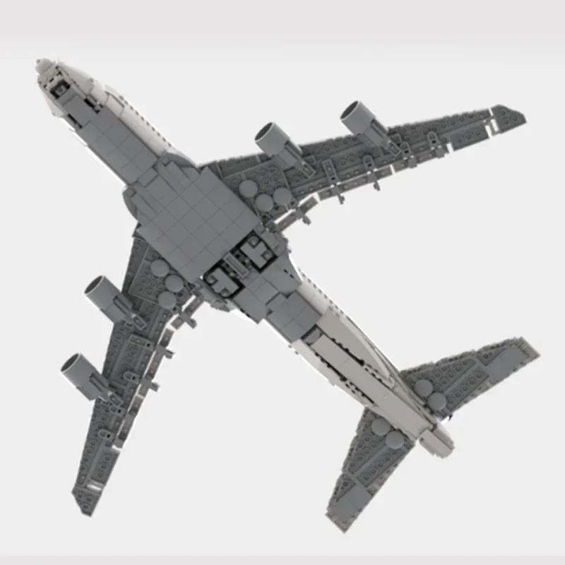 Конструктор Moc модель военного транспорта знаменитый конструктор Боинг 747