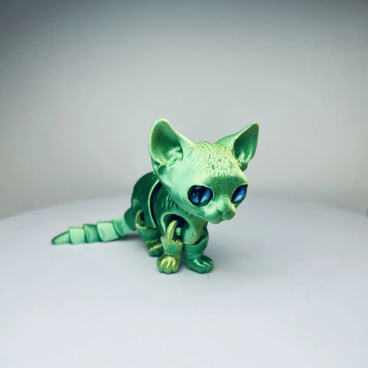 

3D-фигурка сиамской кошки из пластика 12 см