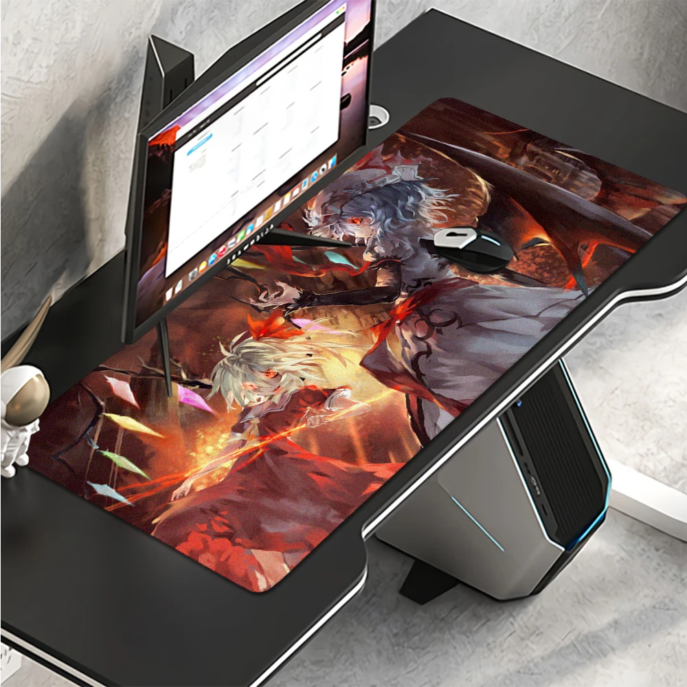 

touhou Anti-Slip Cartoon Anime Gaming Mouse Pad Keyboard Mouse Mats Desk Mat Accessories for PC Desk Pad